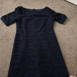 Jessica Howard Navy Midi Lace Dress